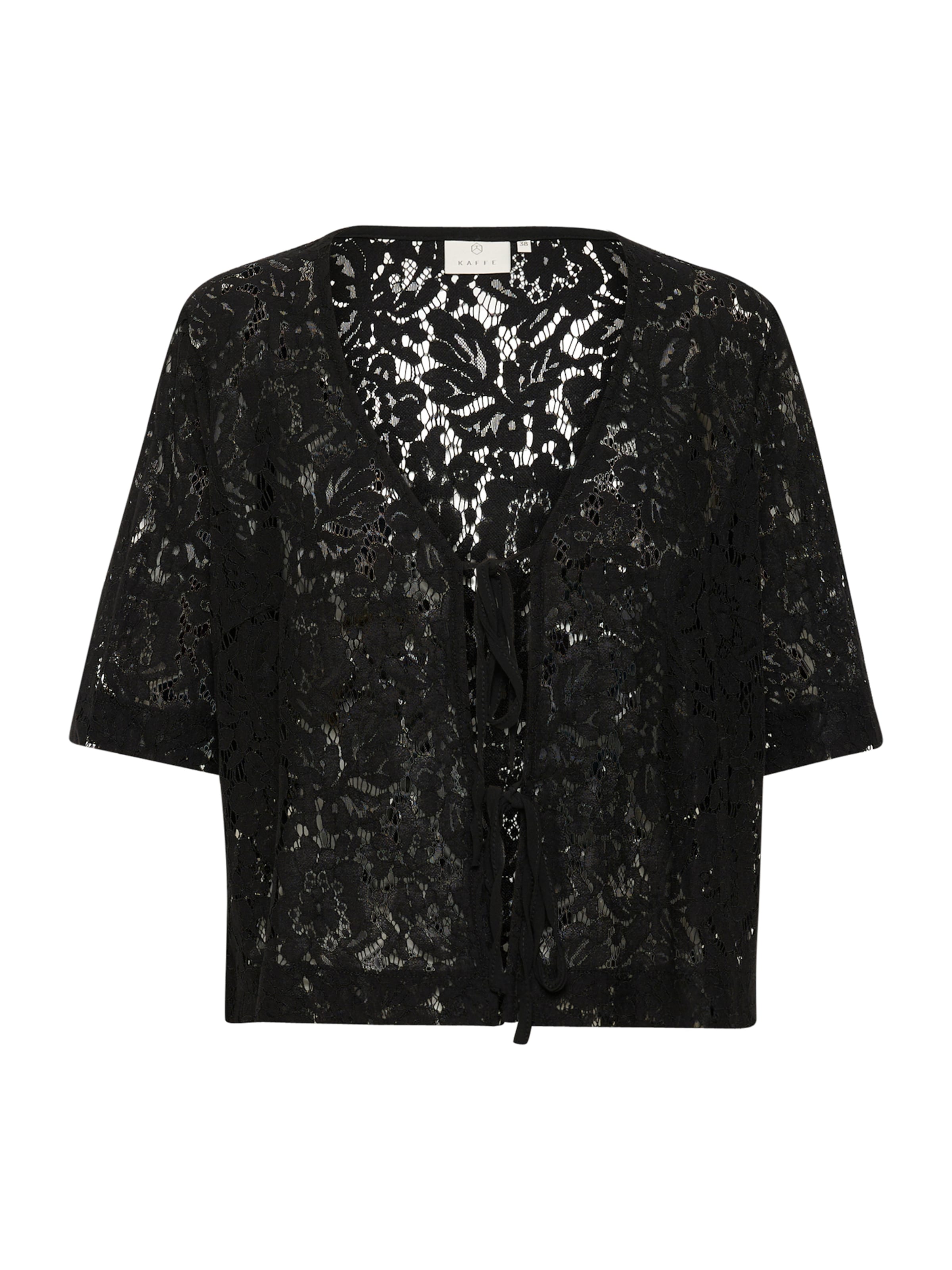 Kaffe Bluse 'KANomi' in Schwarz: Vorderseite