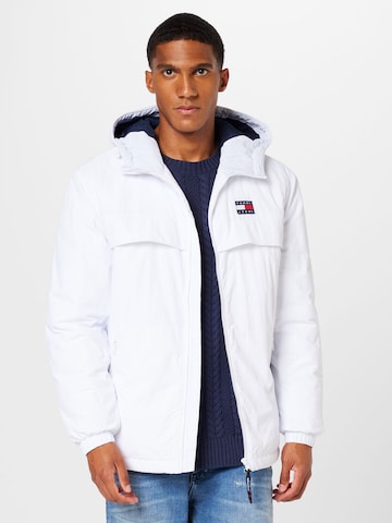 Tommy Jeans - Chaqueta de entretiempo 'CHICAGO' en blanco: frente