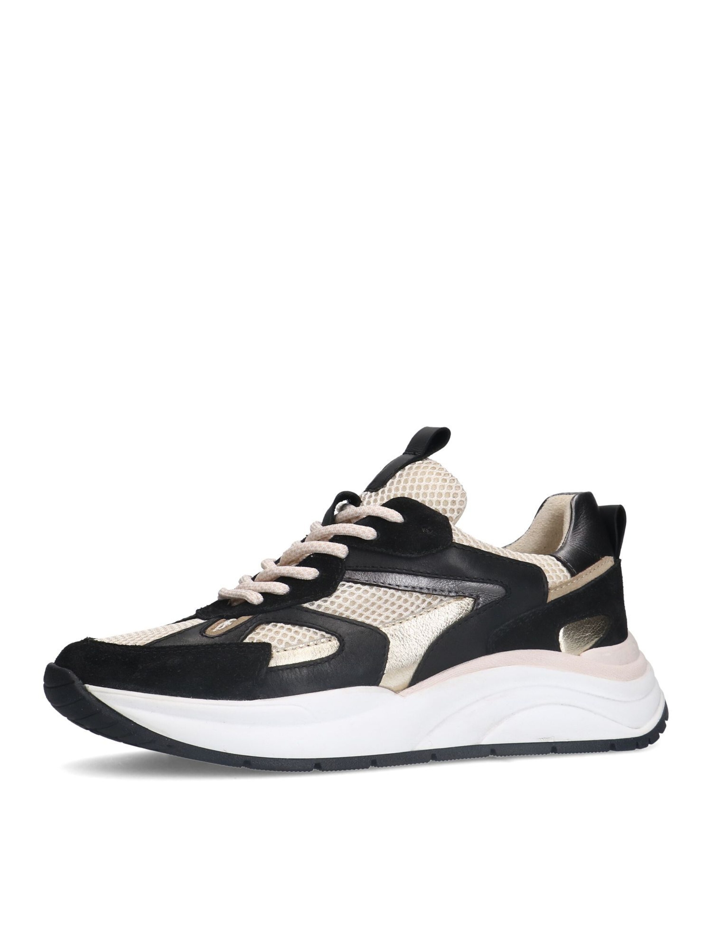 Baskets basses 'Flache' MANFIELD en noir : devant