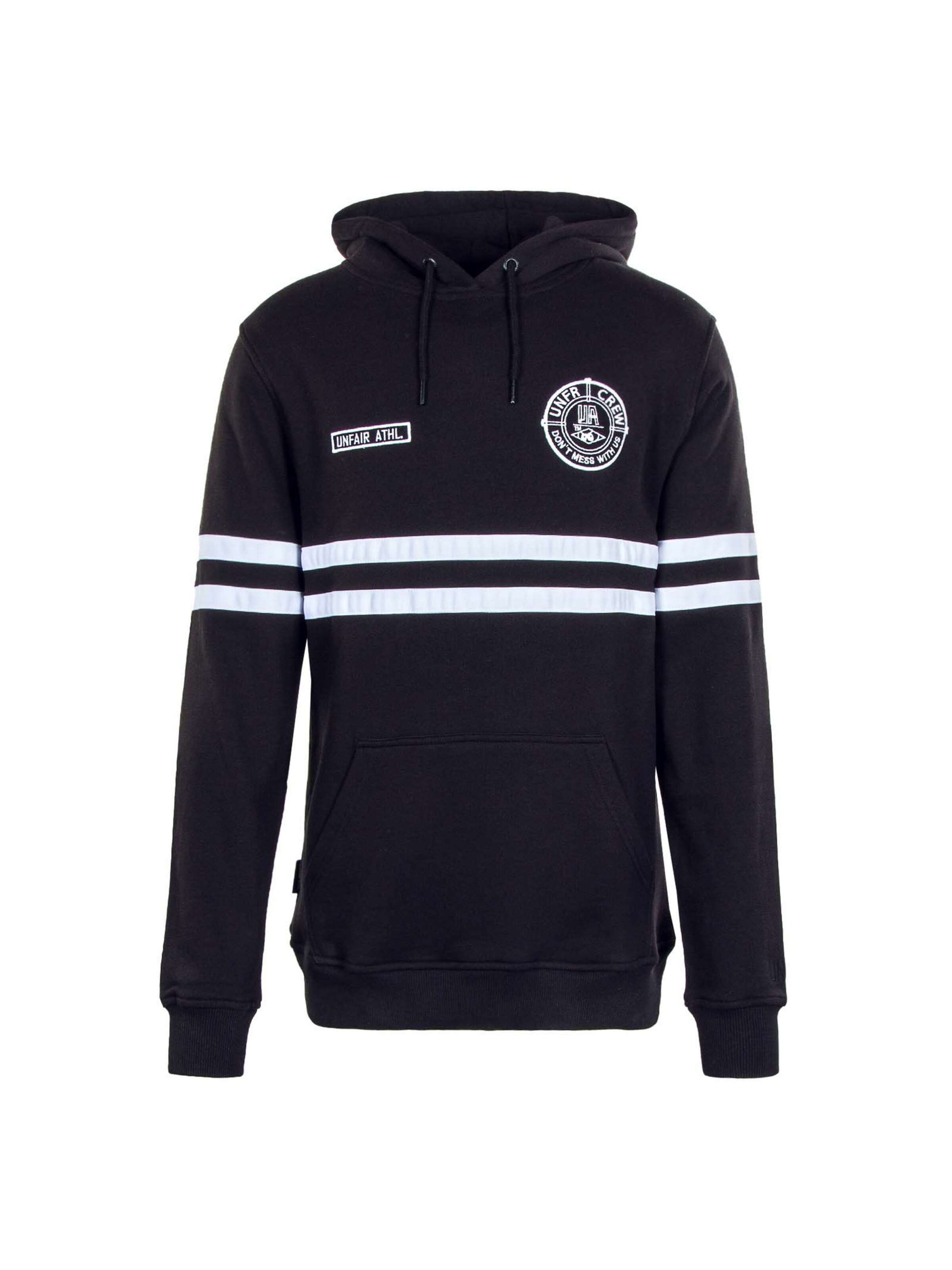 Felpa di Unfair Athletics in nero: frontale