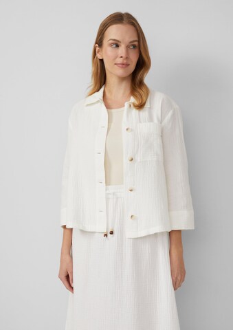 s.Oliver Blouse in Beige: voorkant
