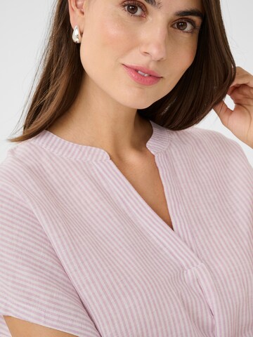 CULTURE - Vestido camisero 'CU Azemina' en beige