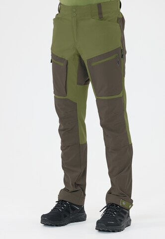 Whistler Regular Outdoorbroek 'Kodiak' in Groen: voorkant