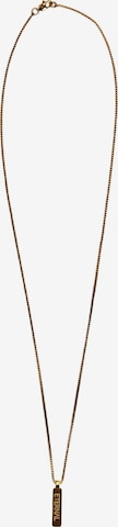 Eternal Necklace 'Box' in Gold: front