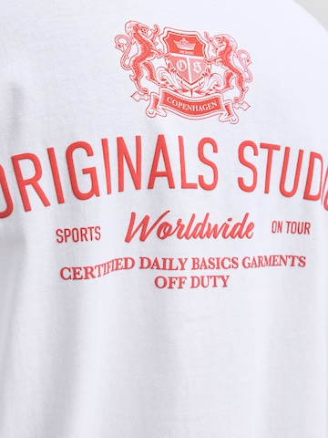 JACK & JONES Póló 'JORCAMBRIDGE' - fehér