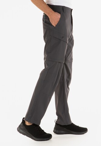 LPO Regular Athletic Pants 'Zip-Off Colin' in Grey