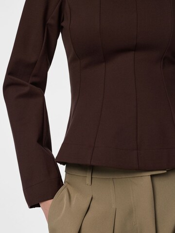 Chemisier 'PCGunhild' PIECES en marron