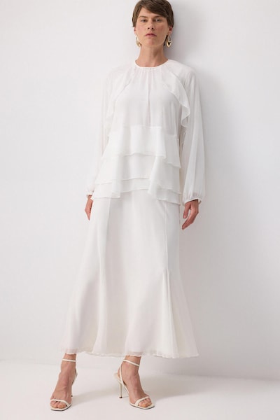 Touche Prive Blouse in de kleur Crème, Productweergave