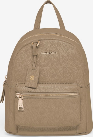 Lazarotti Backpack 'Bologna' in Beige: front