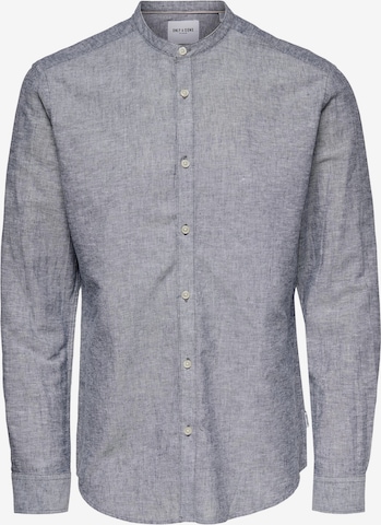 Only & Sons Slim fit Overhemd 'Caiden' in Blauw: voorkant