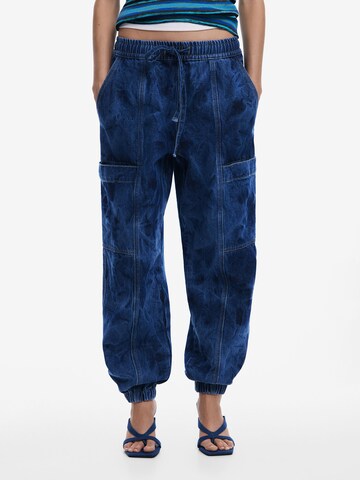 Desigual Tapered Jeans in Blue: front