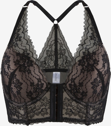 LingaDore Bustier Rintaliivi värissä musta: etupuoli