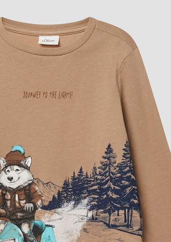 s.Oliver Shirt in Bruin