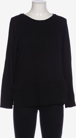 MARGITTES Sweatshirt & Zip-Up Hoodie in L in Black: front