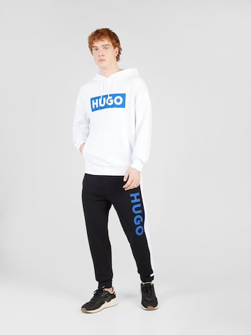 HUGO Blue Sweatshirt 'Nalves' i hvid