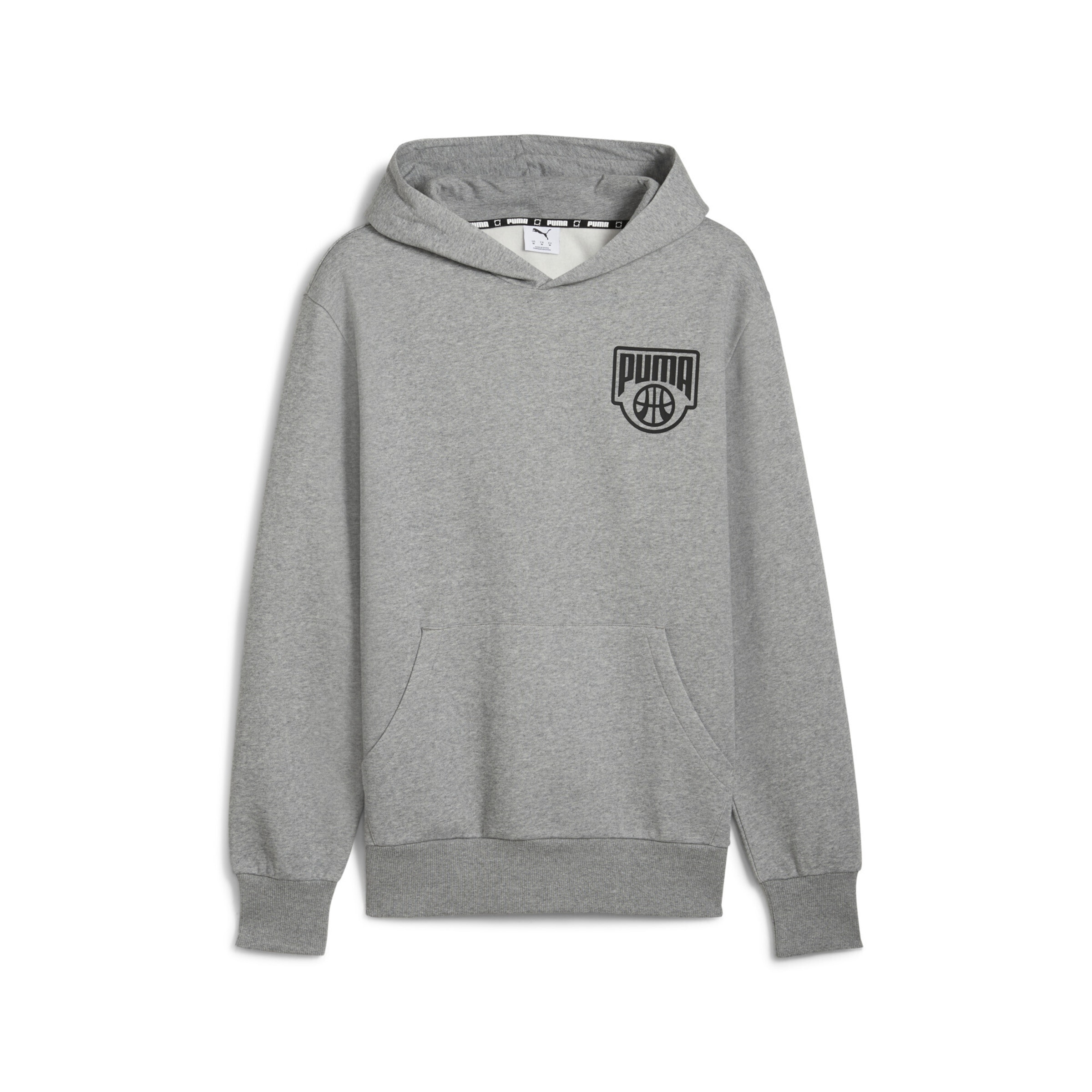 PUMA Sports sweatshirt 'Posterize' in Grey: front