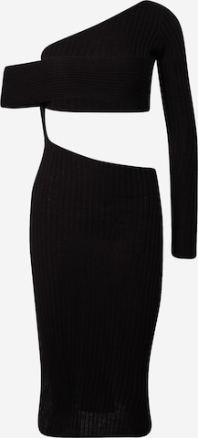 Misspap Dress in Black: front