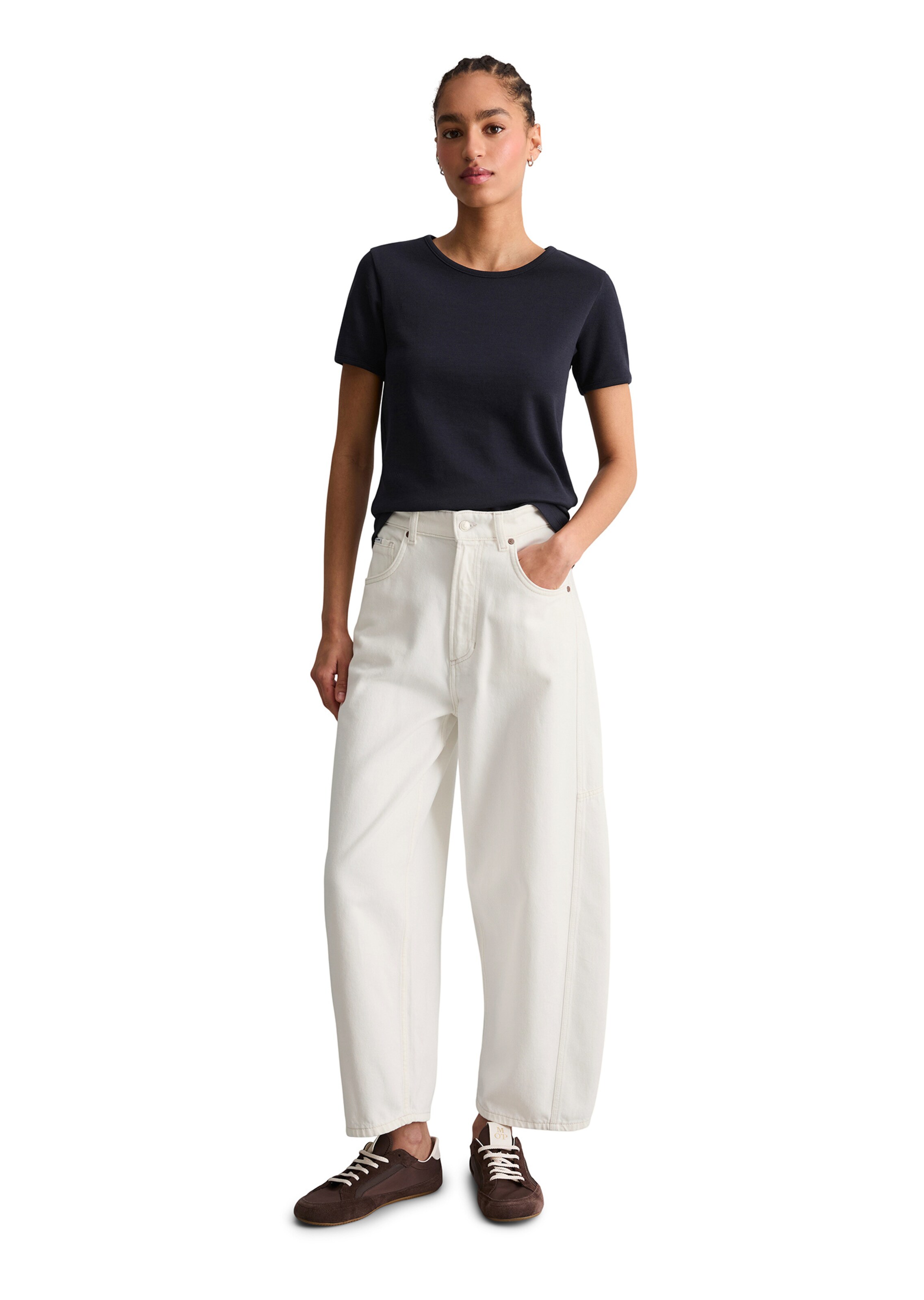 Marc O'Polo DENIM Baggy Jeans in Wit