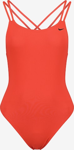 Nike Swim Active Swimsuit in Orange: front