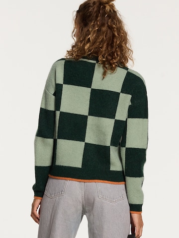 Shiwi Sweater 'Helsinki Check' in Green