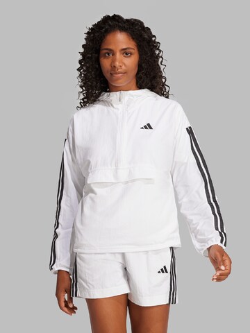 Giacca sportiva di ADIDAS SPORTSWEAR in bianco: frontale