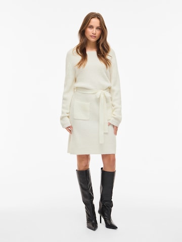 VILA Knit dress 'VIMOLLI' in White: front