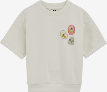 balta WE Fashion Megztinis be užsegimo: priekis