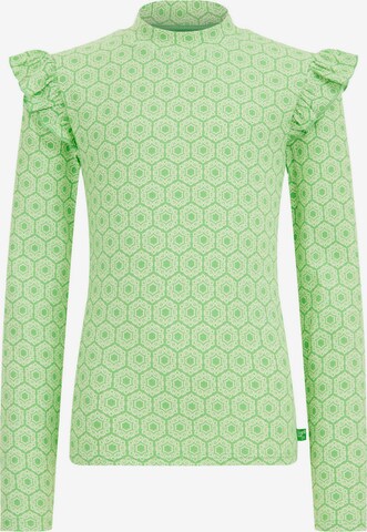 T-Shirt WE Fashion en vert : devant