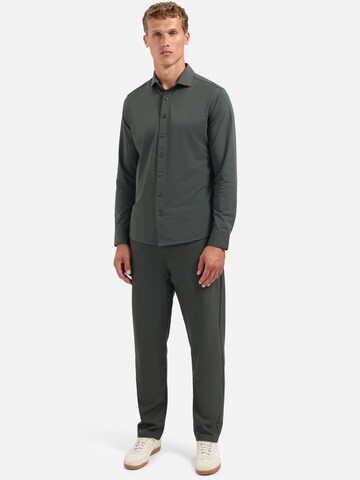 No Excess Regular Fit Hemd 'Travel' in Grau