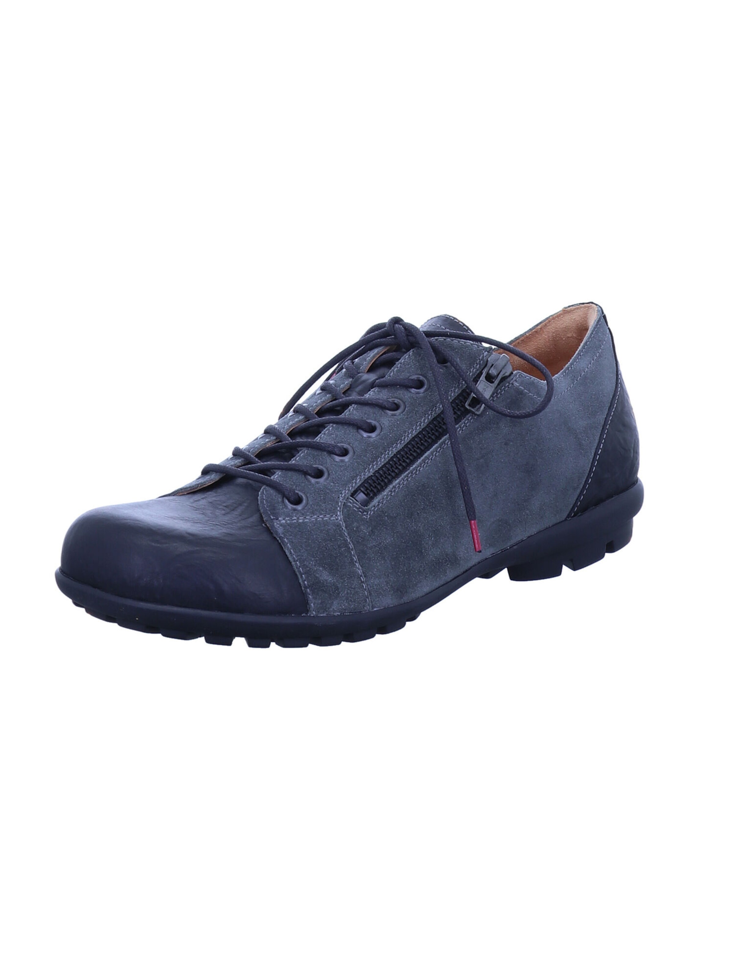 THINK! Lace-Up Shoes 'Kong' in Grey: front