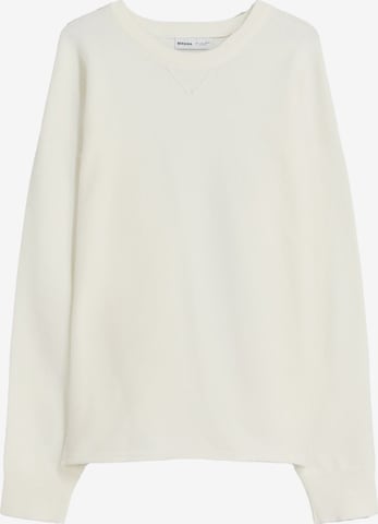 Pulover de la Bershka pe bej: față