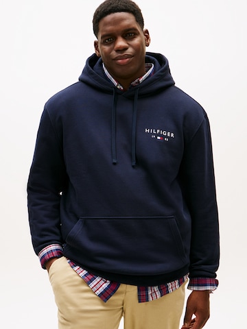 Tommy Hilfiger Big & Tall Sweatshirt 'BRAND LOVE' in Blau: Vorderseite