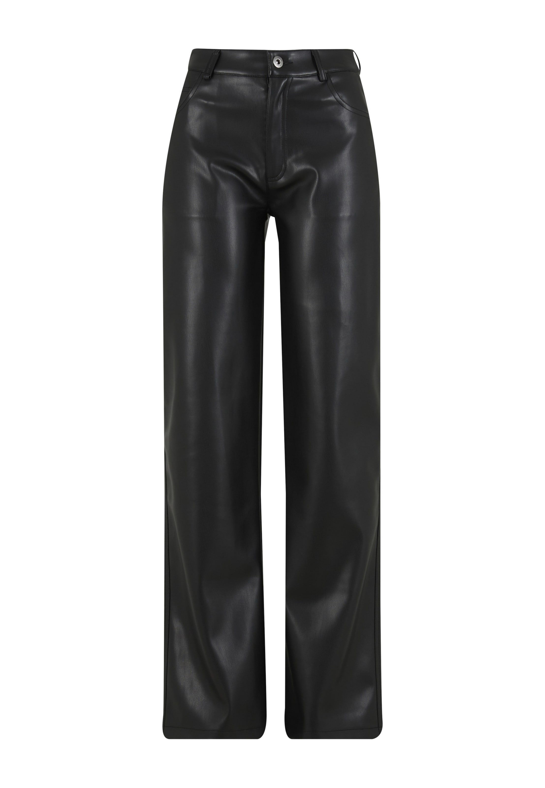 2Y Studios - Loosefit Pantalón 'Tiva' en negro: frente