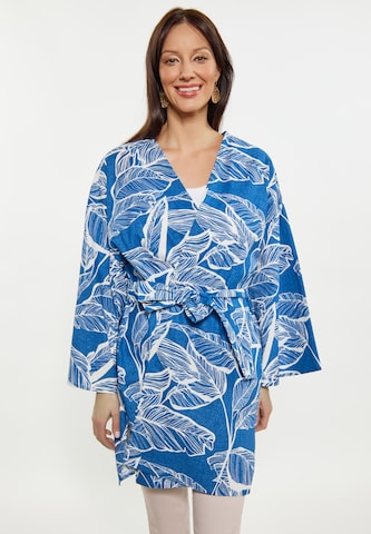 Kimono Usha en bleu : devant