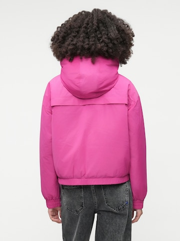 KARL LAGERFELD JEANS Демисезонная куртка в Ярко-розовый