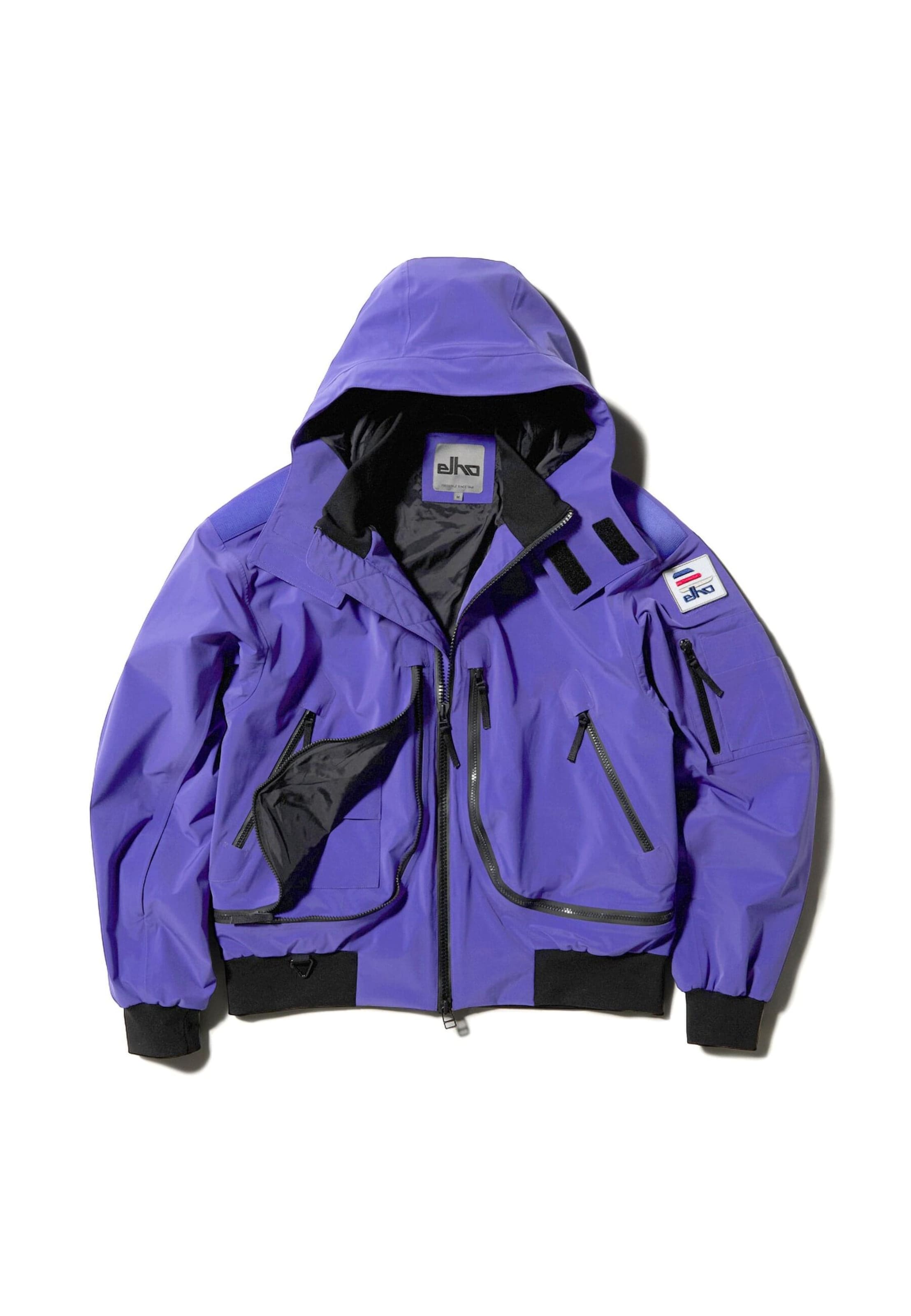 elho NOVA 3L PADDED PERFORMANCE BOMBER JACKET ' ' in Lila: Vorderseite