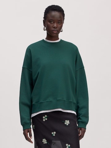 EDITED Mikina 'Emielia' – zelená: přední strana