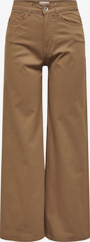 ONLY Pants in Brown: front