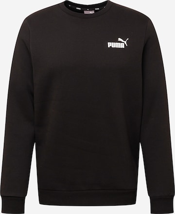 PUMA Sportsweatshirt 'Essentials' in Schwarz: predná strana