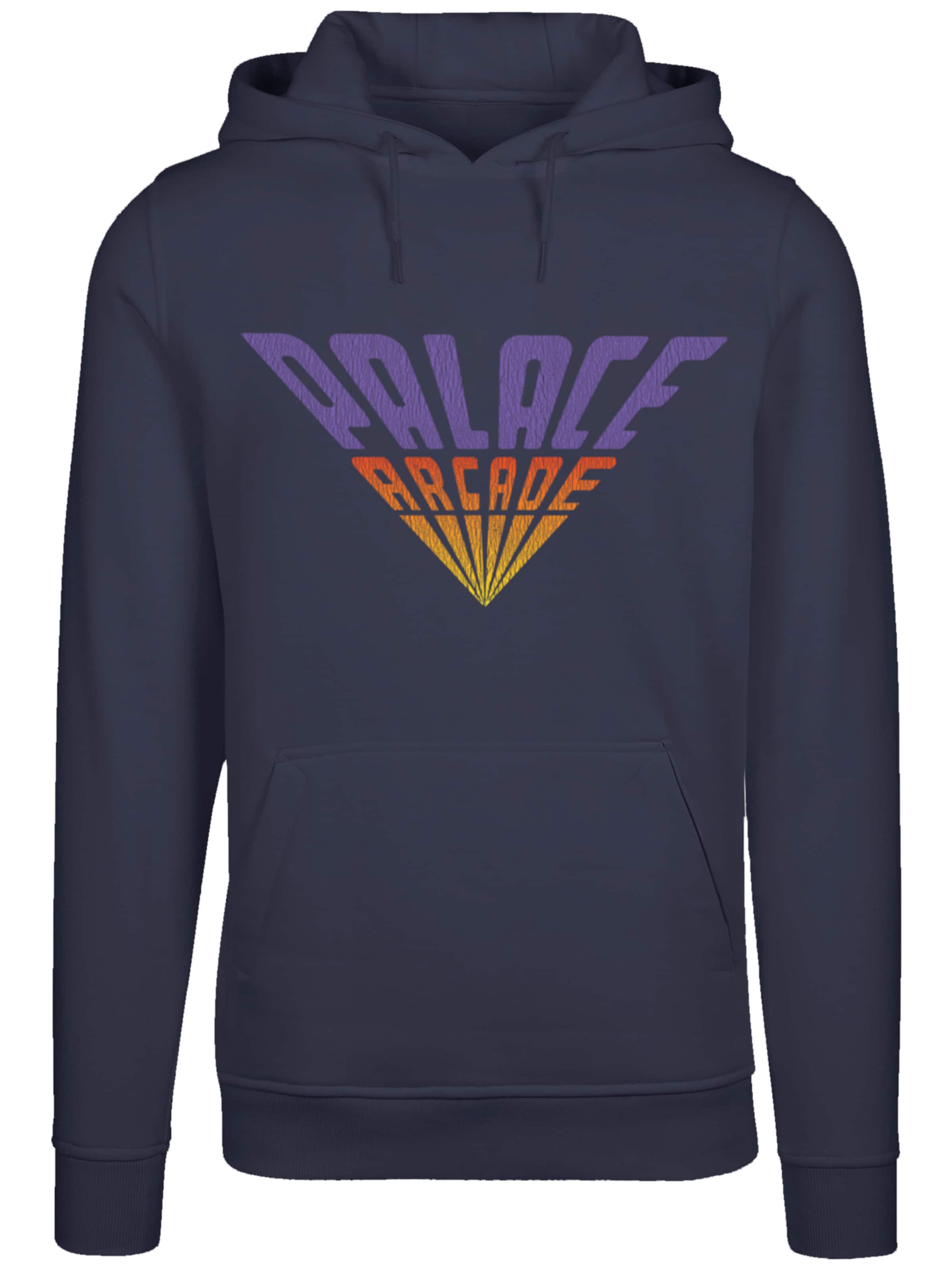 Sweat-shirt 'Stranger Things Palace Arcade Netflix TV Series' F4NT4STIC en bleu : devant