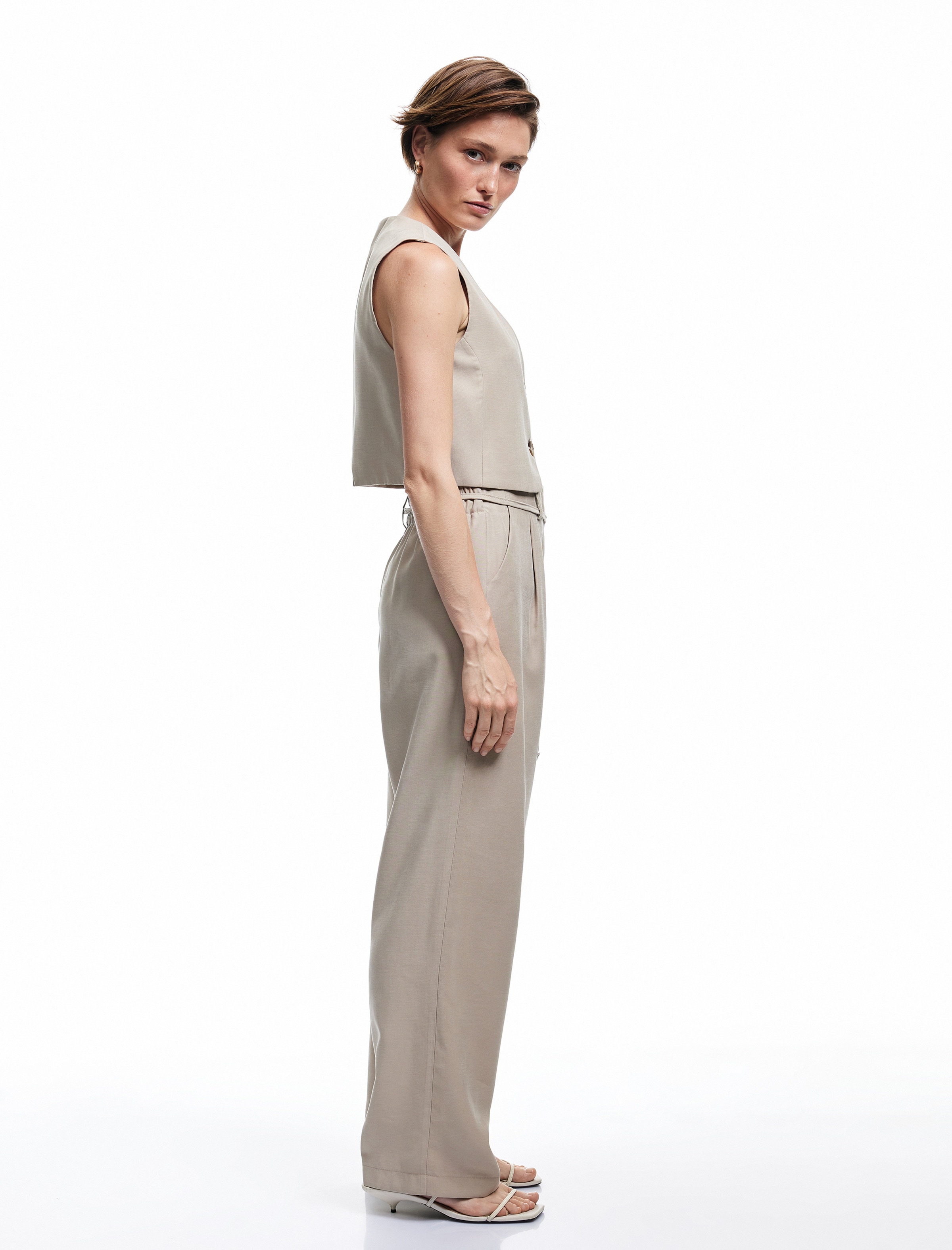 Koton Loosefit Hose in Braun