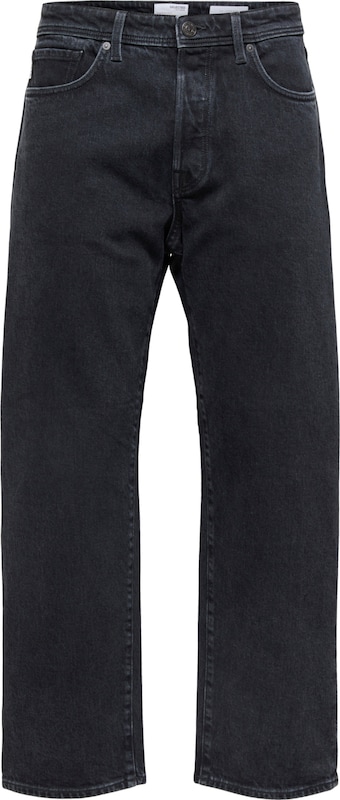 SELECTED HOMME Loosefit Jeans in Schwarz