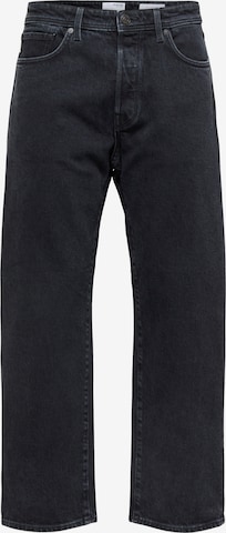 Loosefit Jean SELECTED HOMME en noir : devant