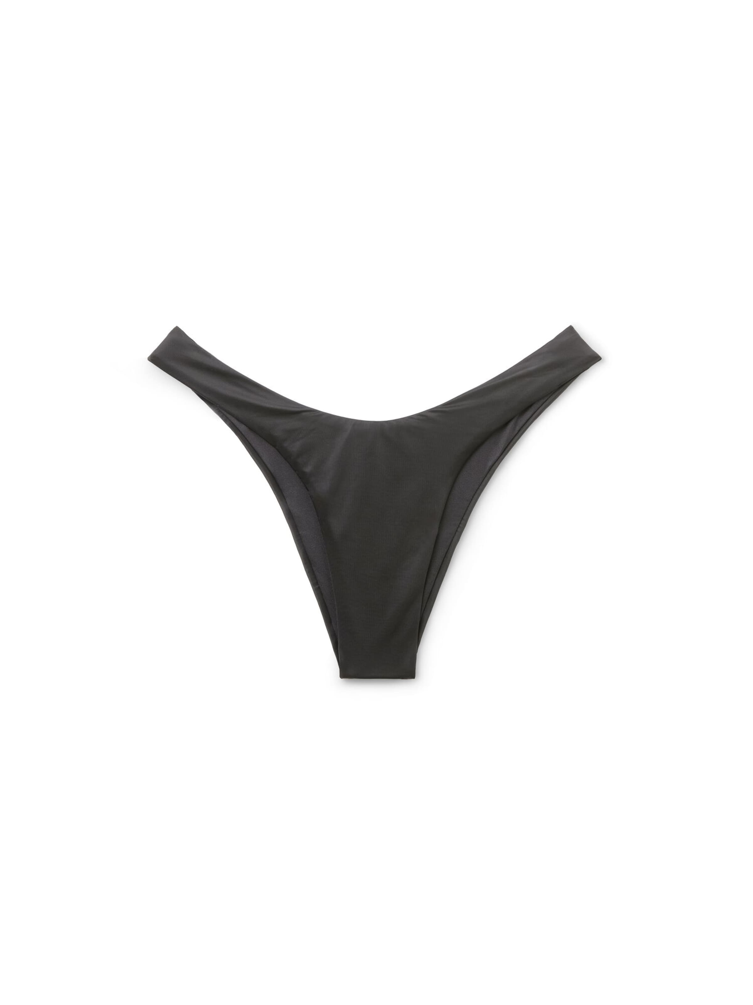 CALZEDONIA Bikini Bottoms 'ROMANTIC LACE' in Black: front