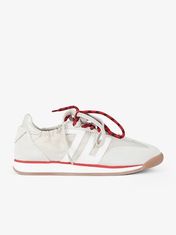 Sneaker bassa di Back70 in beige: frontale