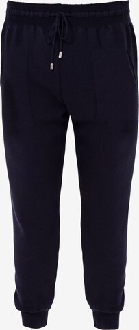 Jimmy Sanders Tapered Broek in Blauw: voorkant