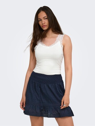 ONLY Top 'ONLLuni' in White: front