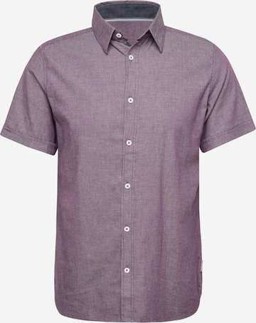 Coupe slim Chemise s.Oliver en violet : devant