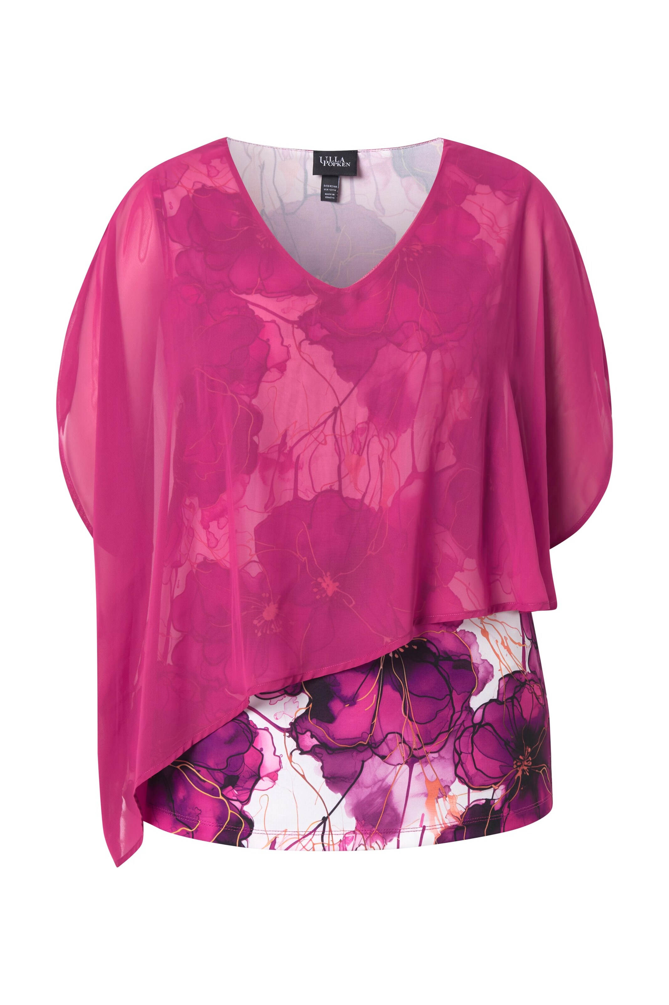 Ulla Popken Bluse in Pink: Vorderseite
