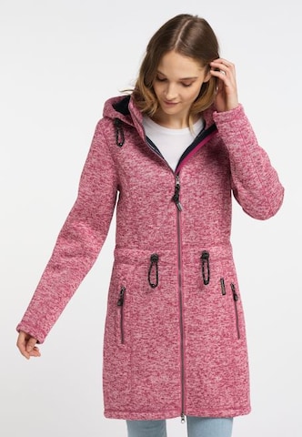 Jachetă  fleece de la Schmuddelwedda pe roz: față